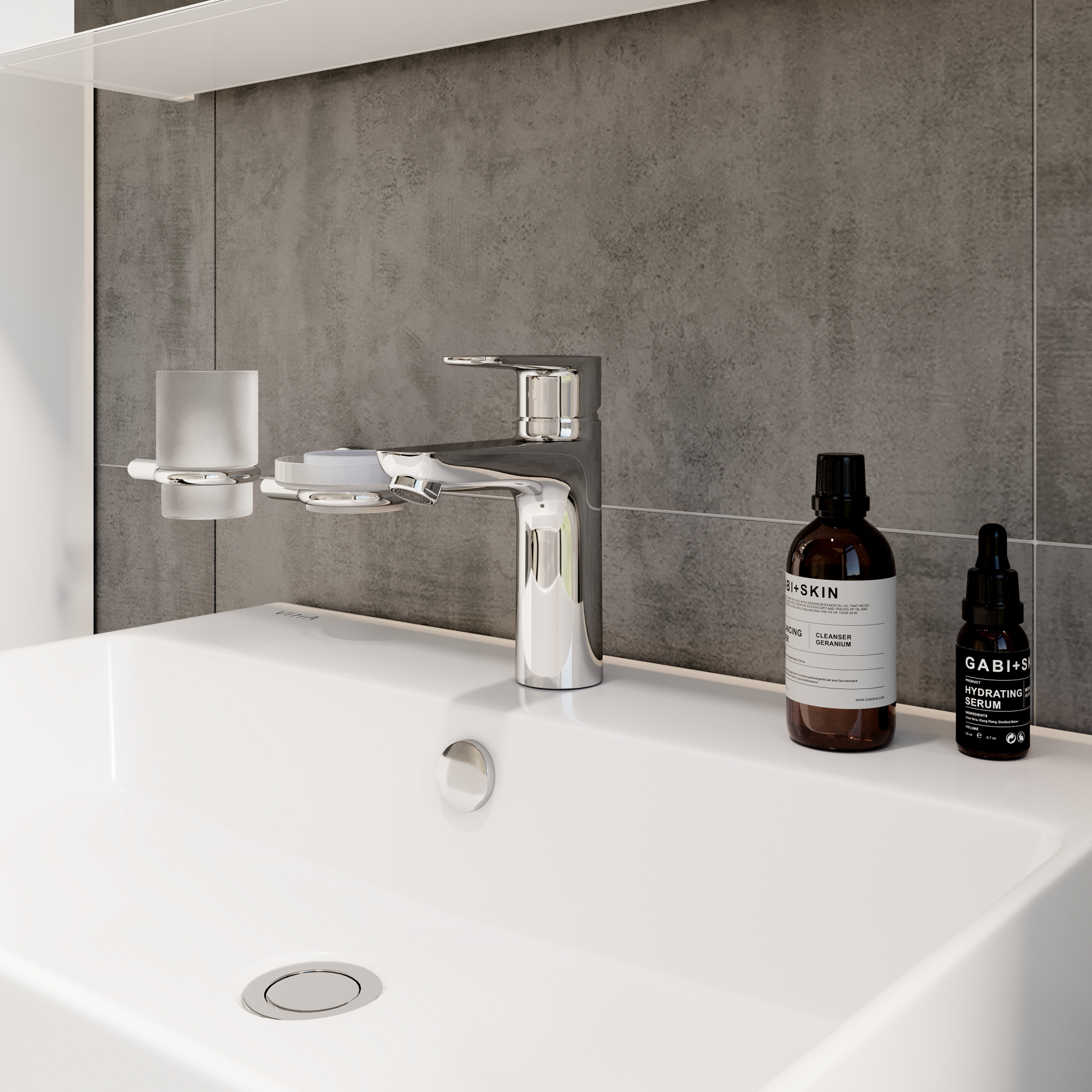 Смеситель для раковины VitrA Flow Soft A43009EXP хром глянцевый