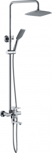 Смеситель с душевой стойкой HAIBA HB2402 хром