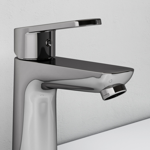 Смеситель для раковины Abelsberg Lineara UNF23508CH хром глянцевый