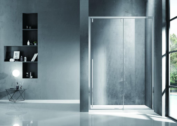 Душевая дверь в нишу 120х195 Bravat Slimline BD120.4105A Душевая дверь в нишу 120х195 Bravat Slimline BD120.4105A