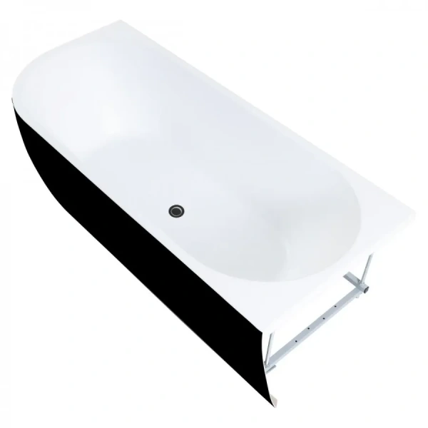 Акриловая ванна Aquanet Family 3806-N-MW-MB 180x80 R с панелью