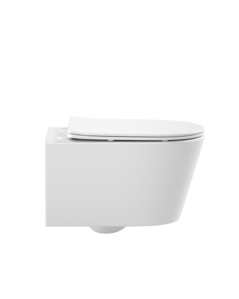 Унитаз подвесной Sapbox Lumara SB1124C1-MW безободковый с микролифтом