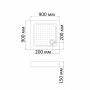 Душевой поддон акриловый 90x90 BandHours Square 99-Tray 240271400 Душевой поддон акриловый 90x90 BandHours Square 99-Tray 240271400