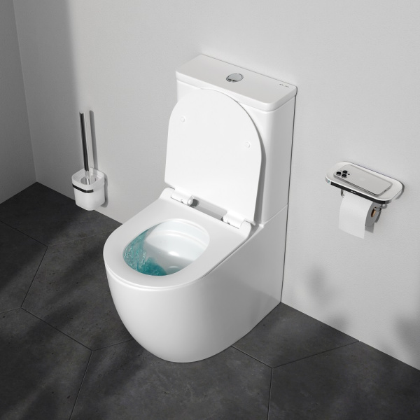 Унитаз-компакт с бачком AM.PM Like C808600SC безободковый с микролифтом