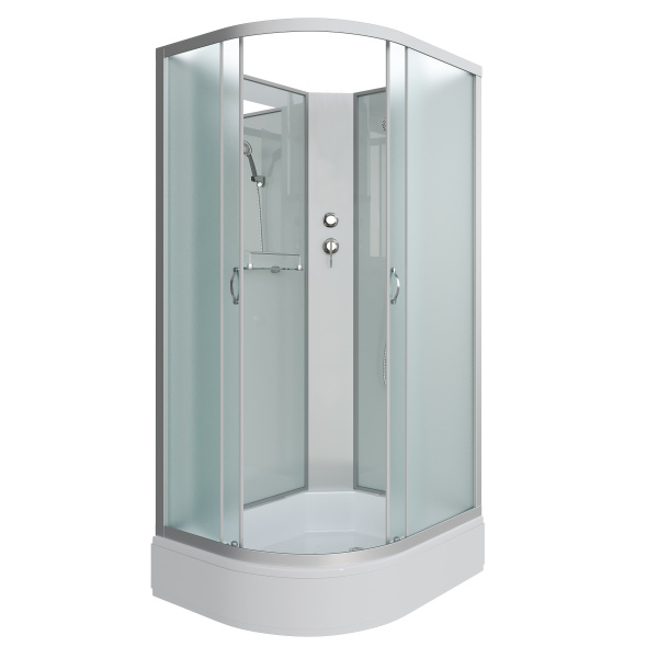 Душевая кабина 90x80 Niagara Classic NG-33984-14RBK средний поддон стекло матовое Душевая кабина 90x80 Niagara Classic NG-33984-14RBK средний поддон стекло матовое