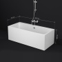 Акриловая ванна AM.PM Func 160x70 W84A-160-070W-A