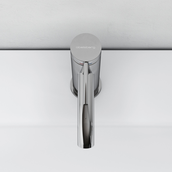 Смеситель для раковины Abelsberg Fluida ERF22001CH хром глянцевый