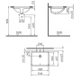 Раковина встраиваемая снизу 48 см Vitra S50 5339B003-0012 Раковина встраиваемая снизу 48 см Vitra S50 5339B003-0012