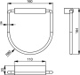 Полотенцедержатель-кольцо Ideal Standard CONNECT N1384AA Полотенцедержатель-кольцо Ideal Standard CONNECT N1384AA