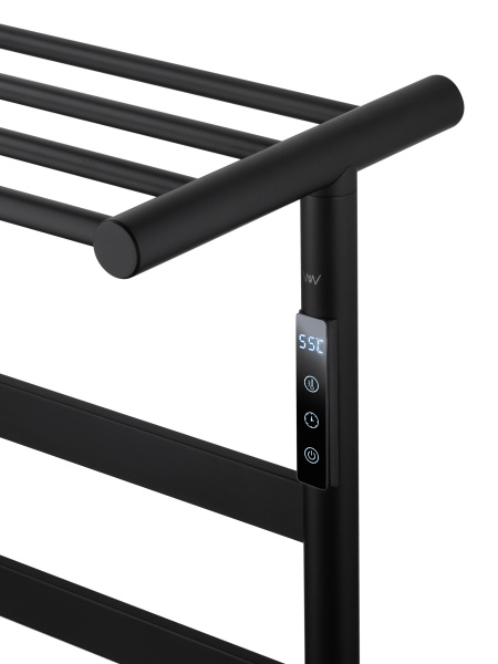 Полотенцесушитель электрический Wonzon & Woghand Essen WW-A403-MB подвесной черный матовый