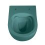 Унитаз подвесной безободковый ABBER Bequem AC1101MBG темно-зеленый матовый с сиденьем Унитаз подвесной безободковый ABBER Bequem AC1101MBG темно-зеленый матовый с сиденьем