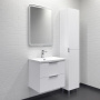 Тумба с раковиной Comforty Лима 60 см 00-00019210 подвесная белая
