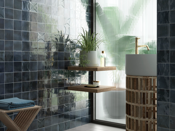 Плитка керамическая Equipe Hanoi 10x10 см 30012 синий