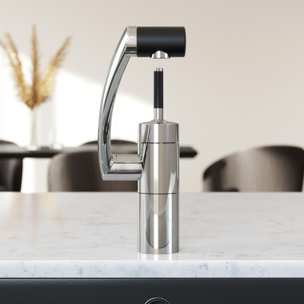 Смеситель для кухонной мойки Damixa Arc 290007464 хром глянцевый