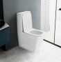 Унитаз-компакт безободковый смыв торнадо ABBER Rechteck AC1210TMW с сиденьем белый матовый Унитаз-компакт безободковый смыв торнадо ABBER Rechteck AC1210TMW с сиденьем белый матовый