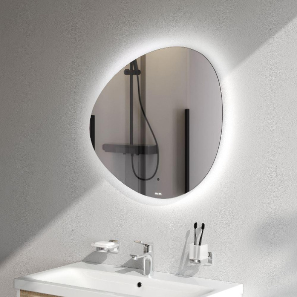 Зеркало Am.Pm X-Joy 70 см M85MOX50701WG с подсветкой серый металлик