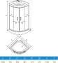 Душевая кабина Erlit ER3510P-C3-RUS 100x100x215 Душевая кабина Erlit ER3510P-C3-RUS 100x100x215