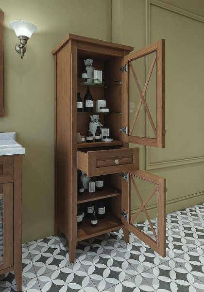 Пенал Caprigo Napoli Promo 55x160 см 33650R-075.000.00.20 R напольный темное дерево