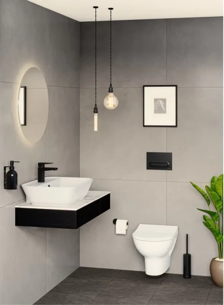 Унитаз VitrA Zentrum 5795B003-6077 безободковый с сиденьем микролифт