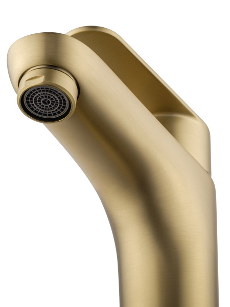 Смеситель для раковины Wonzon & Woghand Alfa WW-A40202-BG золото брашированный