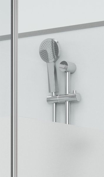 Душевая кабина без крыши 100x100 GROSSMAN Classic GR170 стекло матовое профиль хром Душевая кабина без крыши 100x100 GROSSMAN Classic GR170 стекло матовое профиль хром