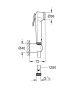 Гигиенический душ  Grohe Tempesta-f 27513001 хром Гигиенический душ  Grohe Tempesta-f 27513001 хром