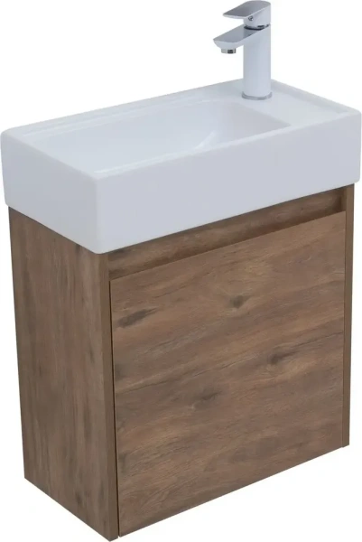 Тумба под раковину Aquanet Nova Lite 50 см 00298855 подвесная дуб рустикальный