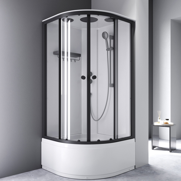 Душевая кабина AM.PM X-Joy 90x90 W94C-401A-090BT профиль черный