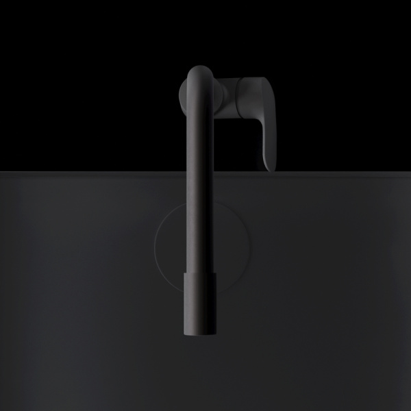 Смеситель для кухонной мойки Am.Pm Like с каналом для фильтра F8005722 черный матовый