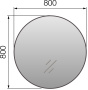 Зеркало 1Marka Aurora 80 У85578 Зеркало 1Marka Aurora 80 У85578