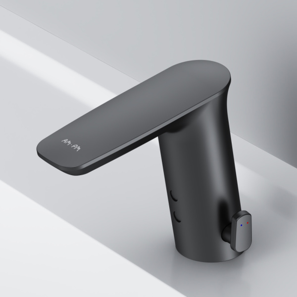 Смеситель для раковины с сенсором Am.Pm Inspire V2.0 черный матовый