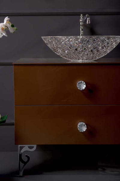 Тумба под раковину Armadi Art Neoart 80 см 831-080-DB подвесная dark brown