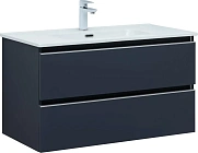 Тумба под раковину Aquanet Вега 90 см 00329592 подвесная маренго