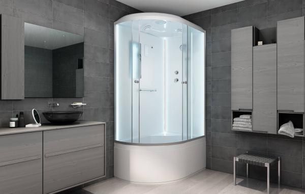 Душевая кабина 80x120 см AvaCan  D120SRLED матовое Душевая кабина 80x120 см AvaCan  D120SRLED матовое
