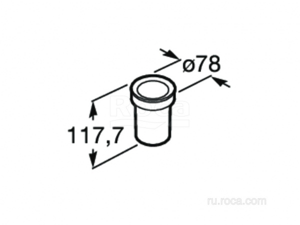 Стакан Roca Twin 816706001 Стакан Roca Twin 816706001