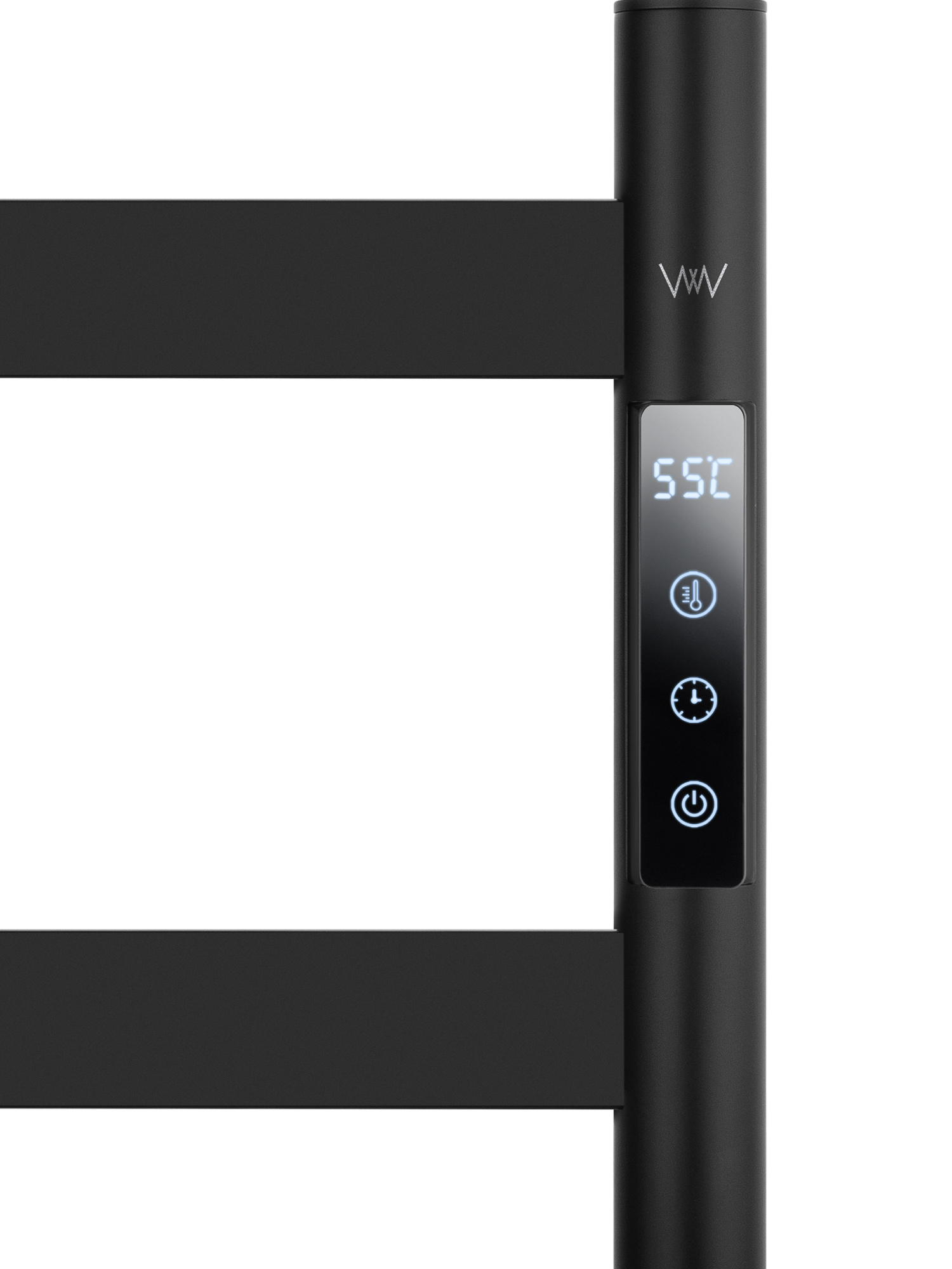 Полотенцесушитель электрический Wonzon & Woghand Essen WW-A406-MB напольный черный матовый