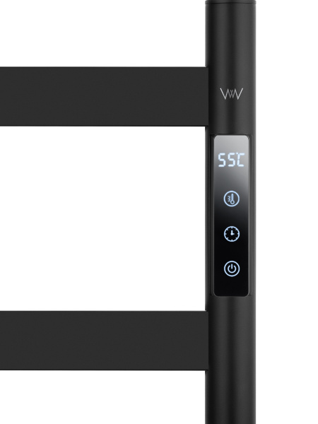 Полотенцесушитель электрический Wonzon & Woghand Essen WW-A406-MB напольный черный матовый