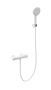 Смеситель для душа с термостатом и гарнитуром Wonzon & Woghand Strato WW-B2048-A-MW белый матовый