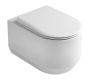 Безободковый унитаз в комплекте с крепежом и сиденьем микролифт  White Ceramic Tao W1080301 белый Безободковый унитаз в комплекте с крепежом и сиденьем микролифт  White Ceramic Tao W1080301 белый