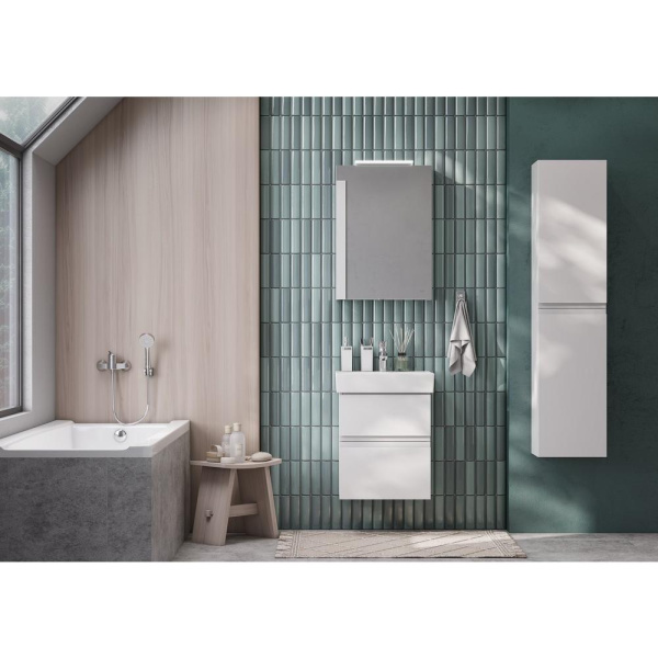Шкаф правый 50 см Roca OLETA A857644501 белый матовый Шкаф правый 50 см Roca OLETA A857644501 белый матовый