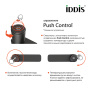 Смеситель для умывальника с инновационным управлением Push Control графит IDDIS Slide SLIGMBTi01 Смеситель для умывальника с инновационным управлением Push Control графит IDDIS Slide SLIGMBTi01