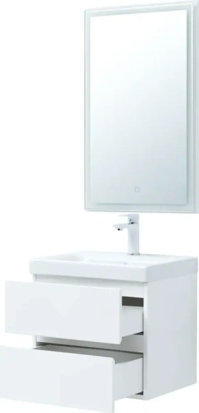 Мебель для ванной Aquanet Беркли 50 подвесная белая