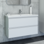 Тумба под раковину Caprigo Forte 90 см 36113-SF027 подвесная белая