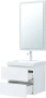 Мебель для ванной Aquanet Беркли 50 подвесная белая