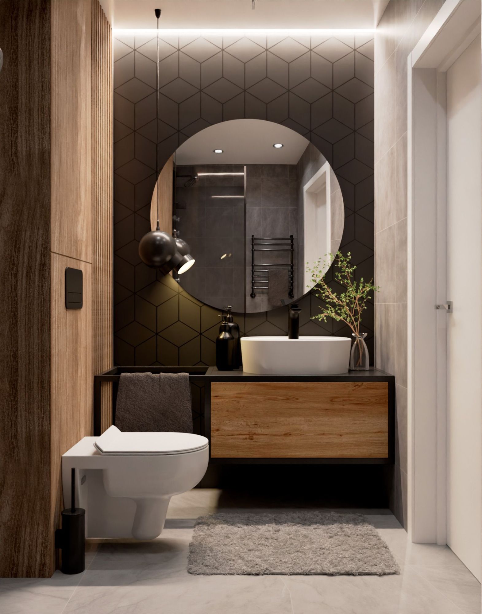 Унитаз подвесной 35,5х36х53 см AQUAme AQM2008 белый