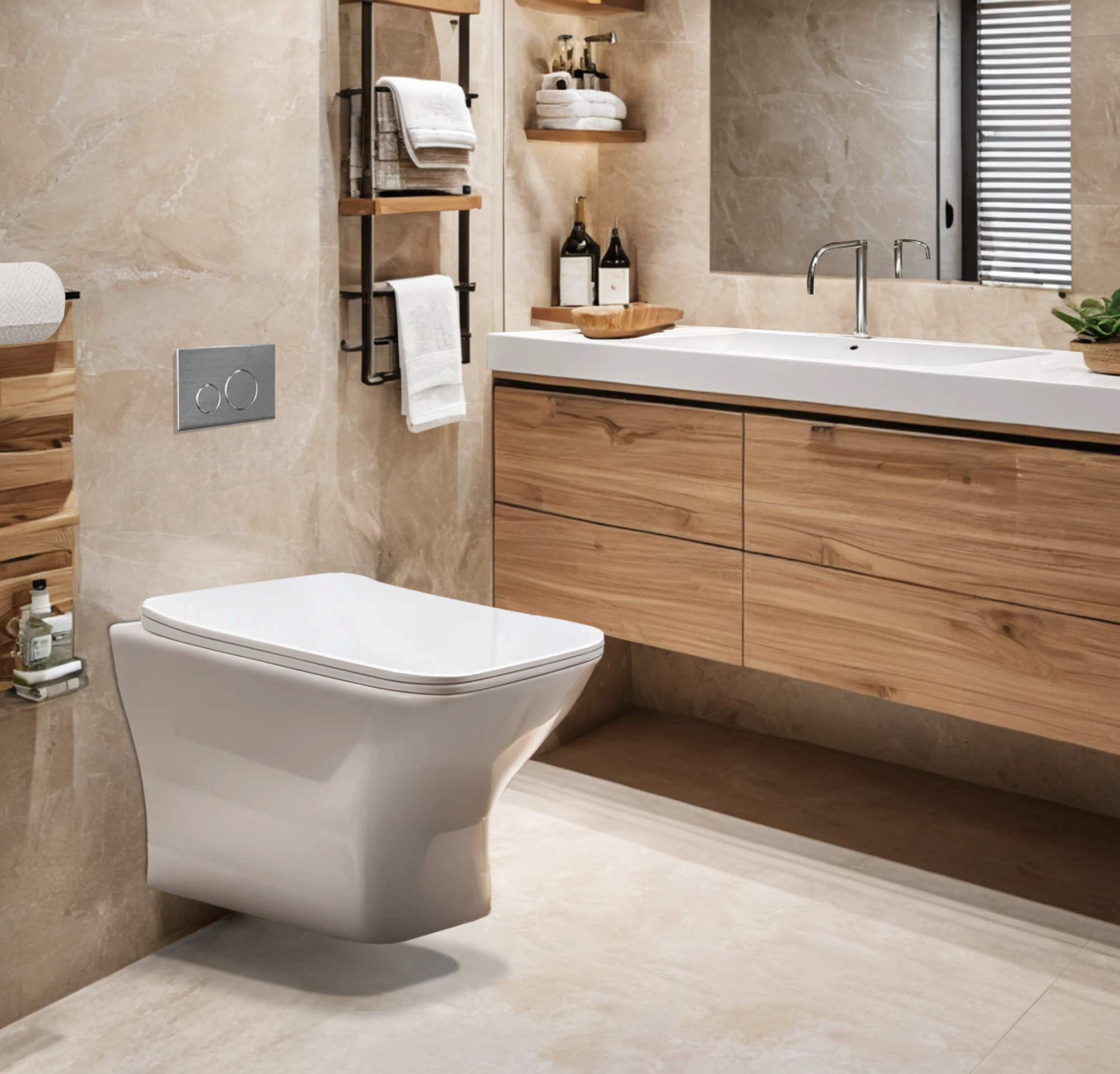 Унитаз подвесной Ceruttispa Elleros CT10482 безободковый с микролифтом