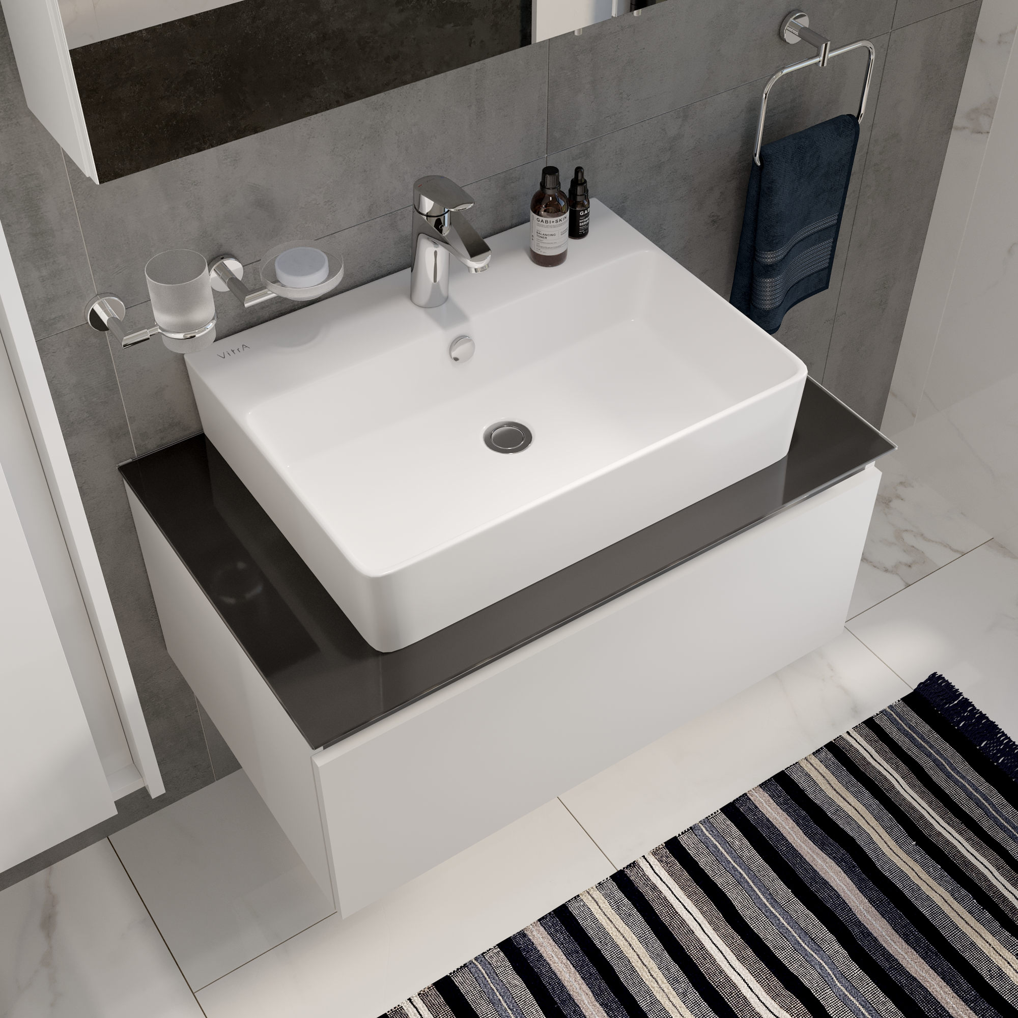 Смеситель для раковины VitrA Flow Round A42925EXP хром глянцевый