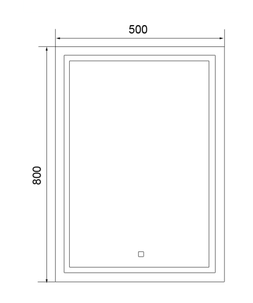 Зеркало 50х80 Loranto Стиль CS00080495 Зеркало 50х80 Loranto Стиль CS00080495