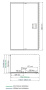 Душевой уголок WasserKRAFT Berkel 120x200x80 48P06 профиль хром