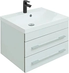 Тумба под раковину Aquanet Верона 60 см 00272423 подвесная белая матовая